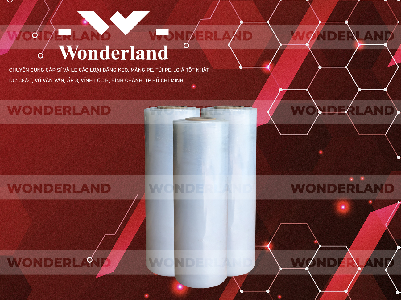 MÀNG PE TRẮNG 5.6KG LÕI 200G WONDERLAND GIÁ CẠNH TRANH