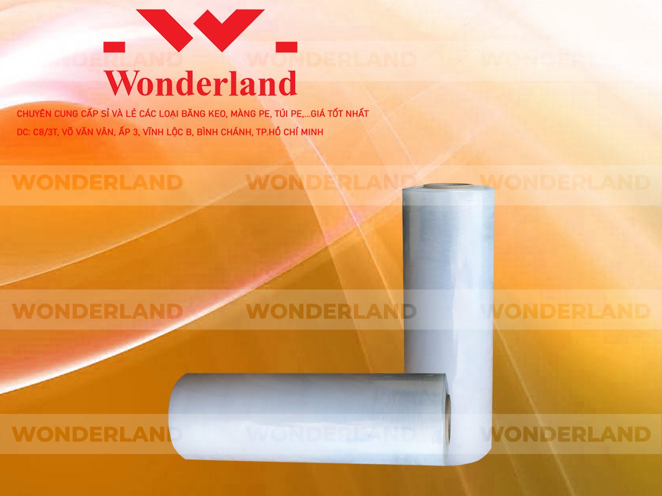 MÀNG PE TRẮNG 5.8KG LÕI 200G WONDERLAND CHẤT LƯỢNG