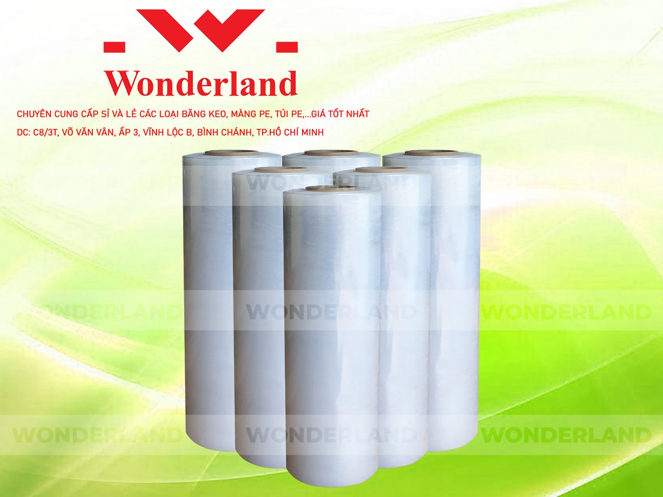 MÀNG PE TRẮNG 5.9KG LÕI 200G WONDERLAND GIÁ CẠNH TRANH